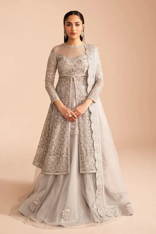 Maryum N Maria Iris Formals Off White Net – view 1 – Poshaq