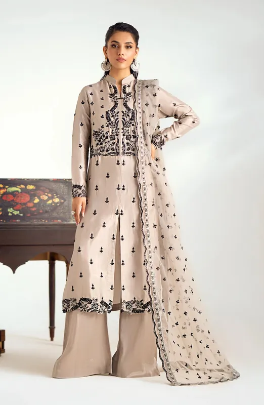 Maryum N Maria Dastan Formals Off White Viscose – view 1 – Poshaq