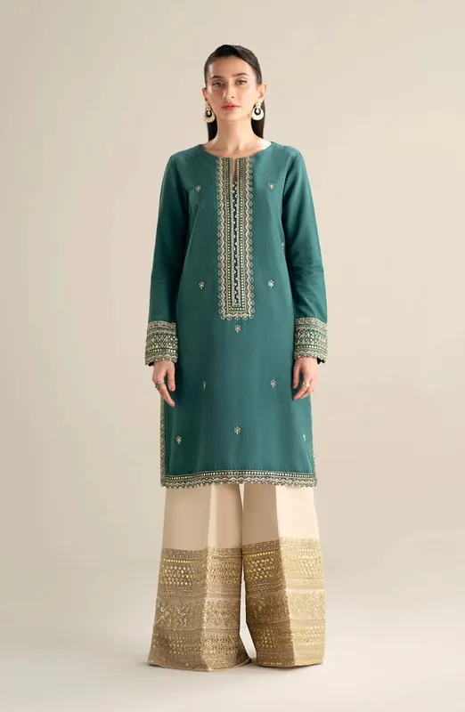Maryum N Maria Lagom Ready to Wear Dark Green Viscose – view 1 – Poshaq