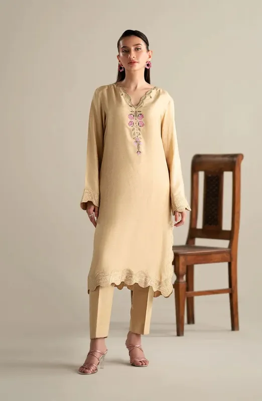 Maryum N Maria Lagom Ready to Wear Ivory Viscose – view 1 – Poshaq