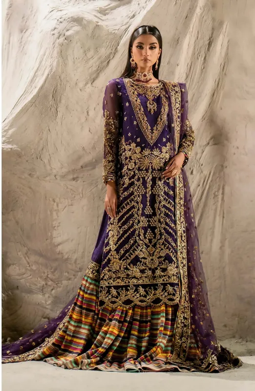 Maryum N Maria Luxury Formals Purple Organza – view 1 – Poshaq