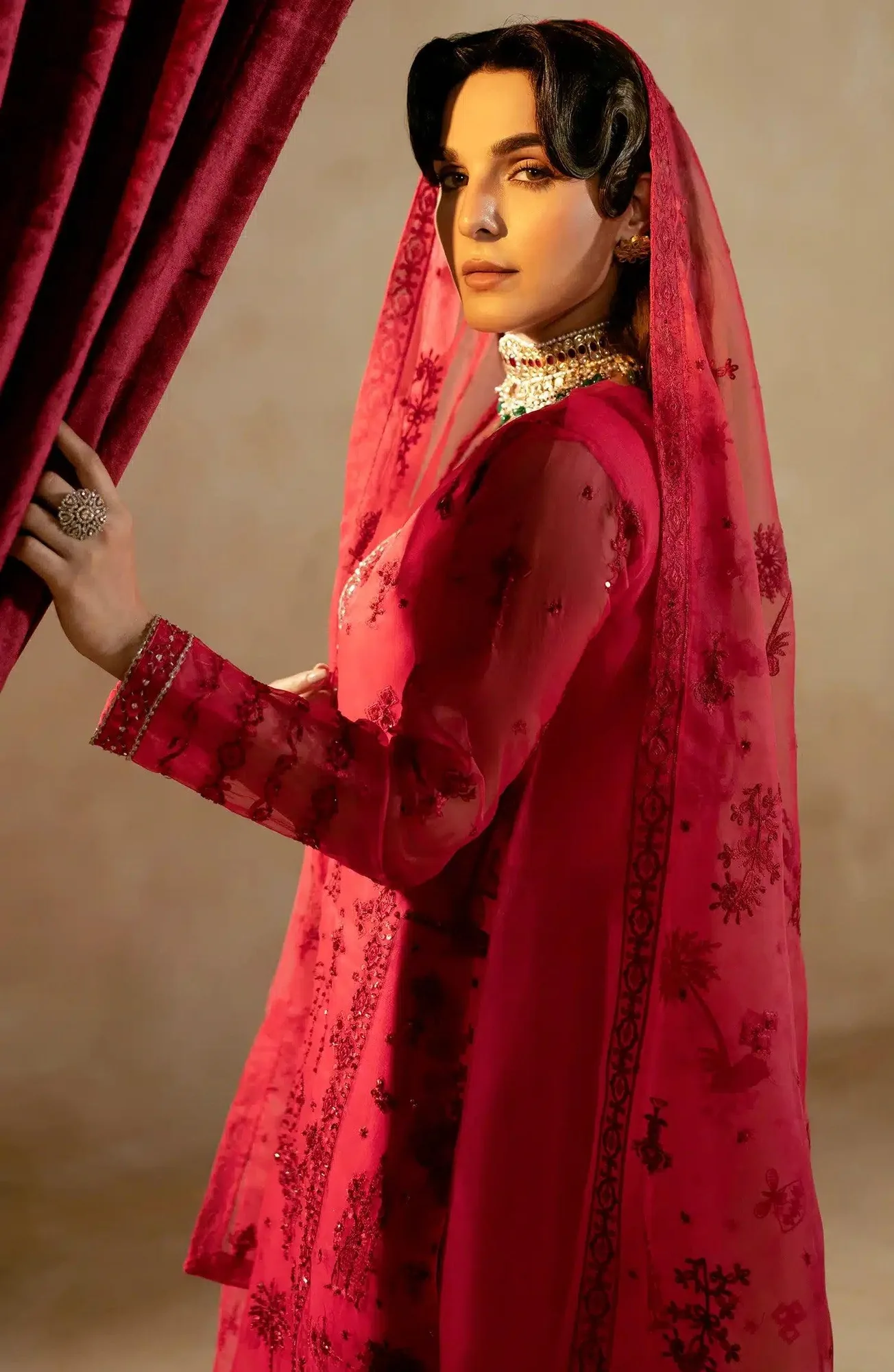 Maryum N Maria Zamani Beghum Formals 23 Organza – view 4 – Poshaq