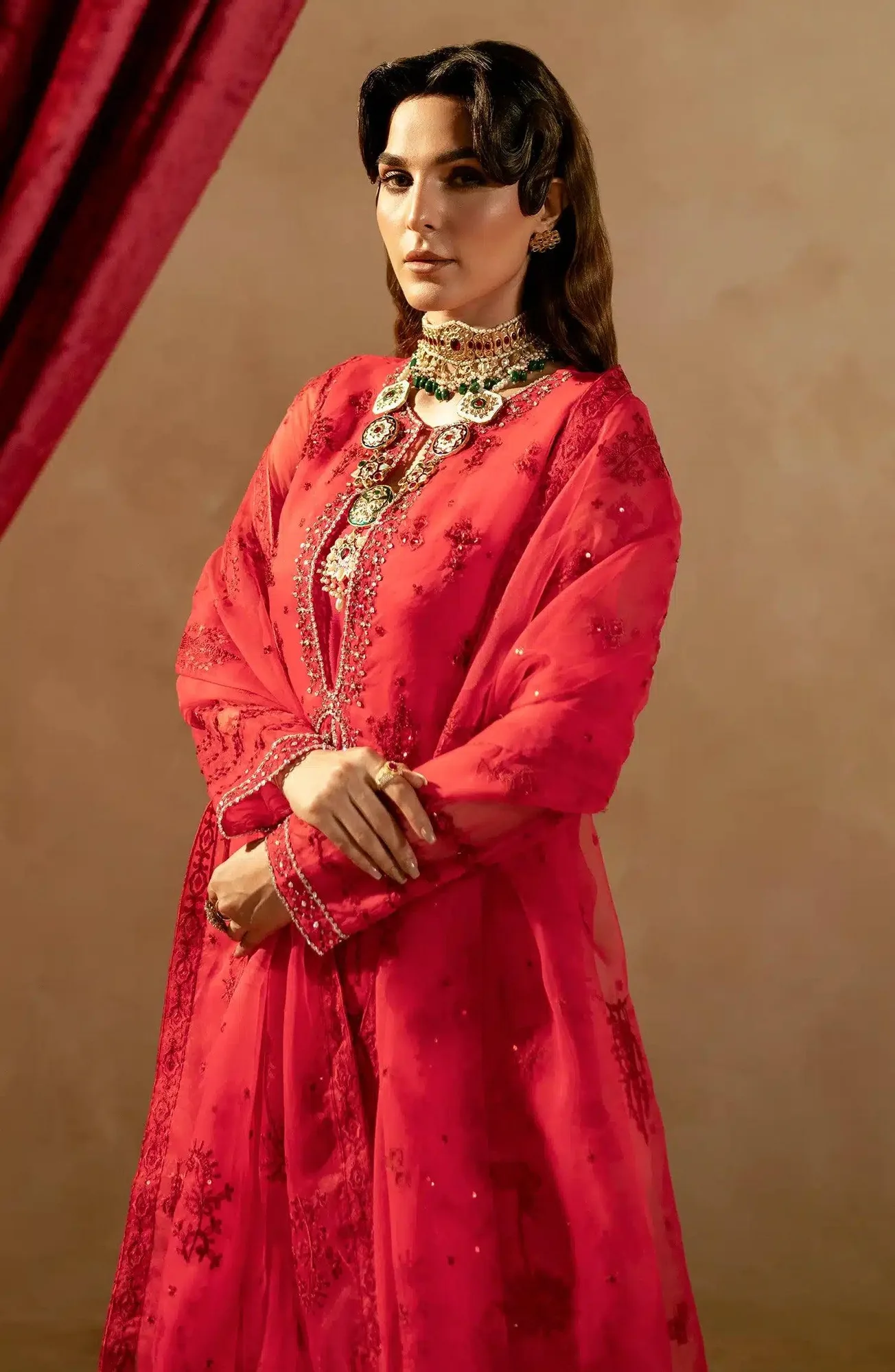 Maryum N Maria Zamani Beghum Formals 23 Organza – view 5 – Poshaq