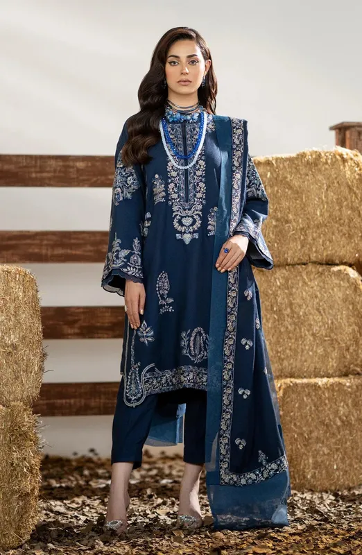 Maryum N Maria Shehr Bano Winter 23 Peach Organza – view 1 – Poshaq