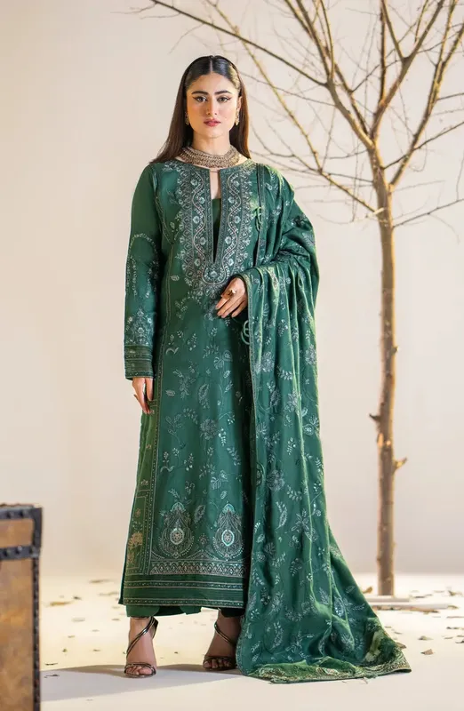 Maryum N Maria Shehr Bano Winter 23 Peach Organza – view 1 – Poshaq