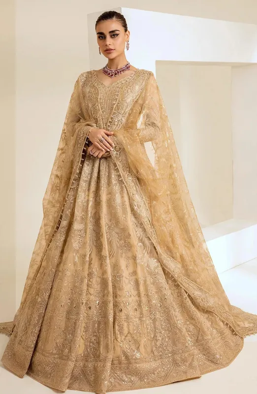Maryum N Maria The Brides 23 Gold Organza – view 1 – Poshaq