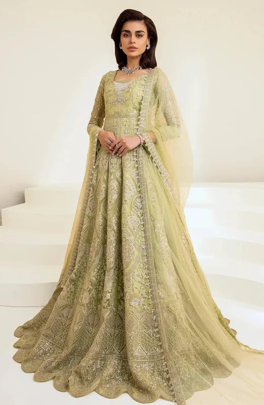 Maryum N Maria The Brides 23 Green Organza – view 1 – Poshaq