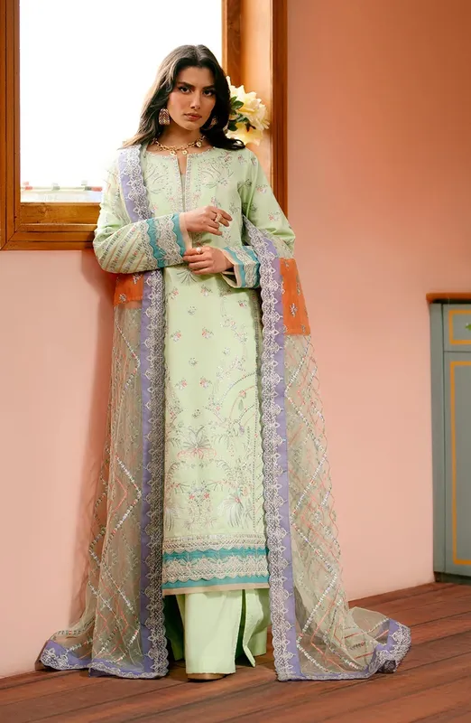 Maryum N Maria Luxury Lawn 24 Organza – view 1 – Poshaq