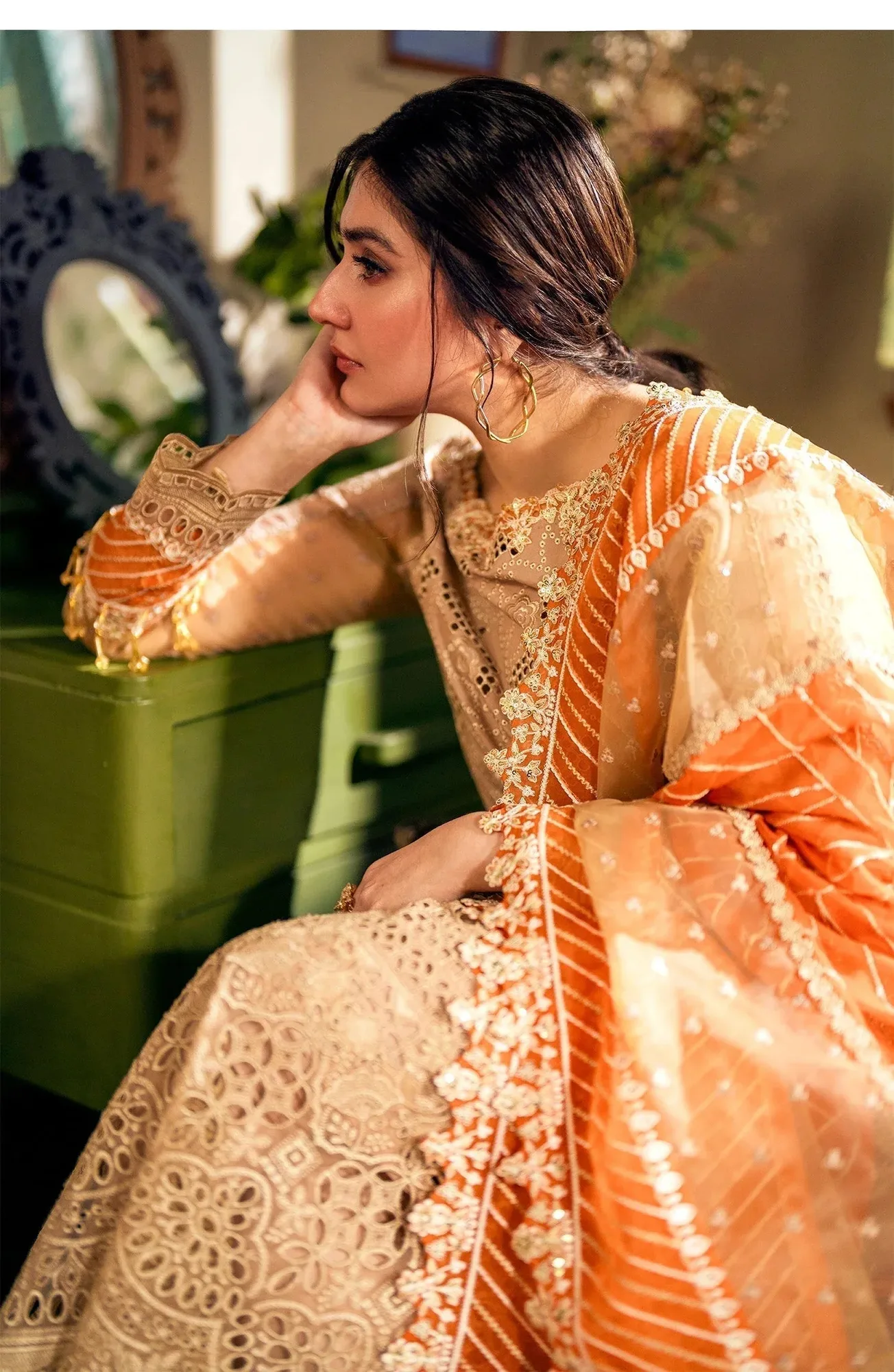 Maryum N Maria Luxury Lawn 24 Organza – view 3 – Poshaq