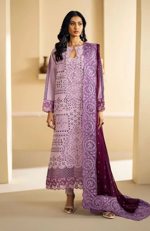 Maryum N Maria Eid Edit 24 Purple Organza – view 1 – Poshaq