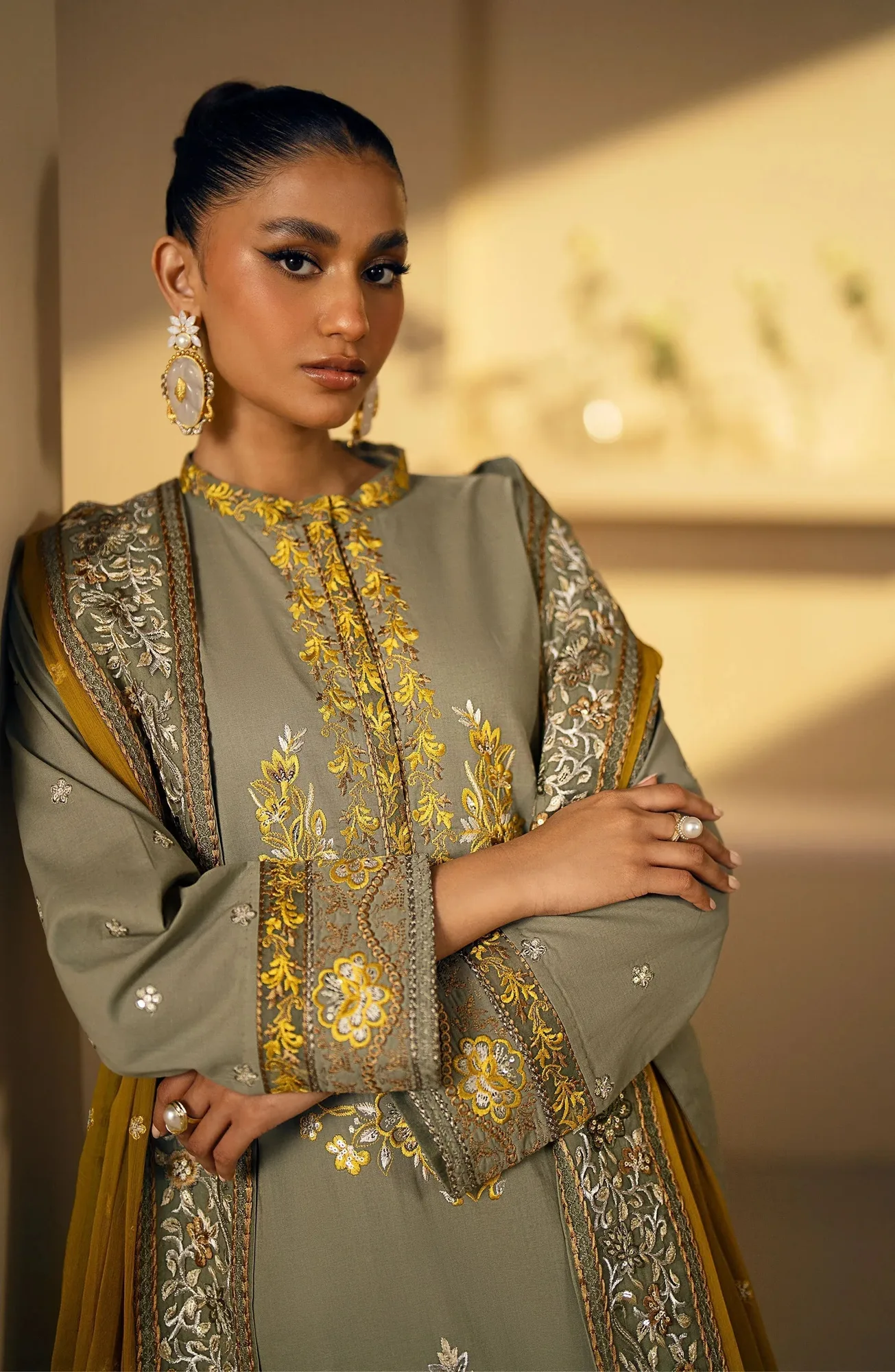 Maryum N Maria Eid Edit 24 Organza – view 3 – Poshaq
