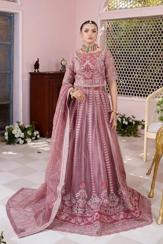Maryams Lemilsa Formals 23 Plum Organza – view 1 – Poshaq