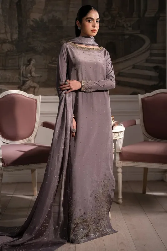 Mina Kashif Emilie Formals Bazaar Silk – view 1 – Poshaq