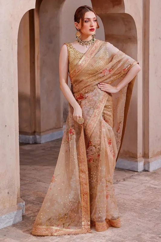 Mina Kashif Shahbano Luxury Pret 24 Organza – view 1 – Poshaq