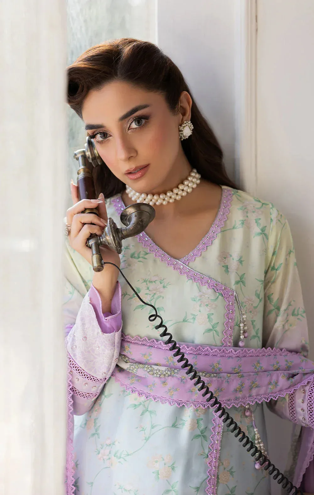 Maya Eloura Silk Pret 25 Lavender Chiffon – view 4 – Poshaq