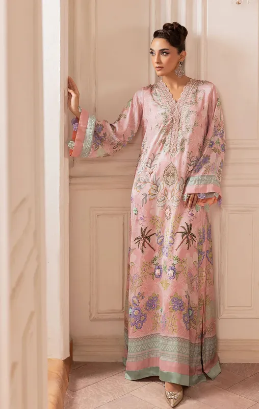 Maya Eloura Silk Pret 25 baby pink Crepe – view 1 – Poshaq