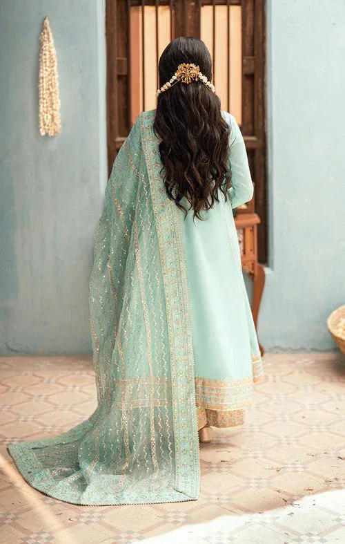 Maya Dil ki Batain Mint Green Organza – view 2 – Poshaq