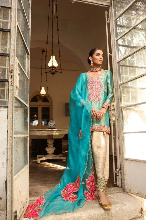 Maya Wedding Formal Meherbano Ferozi Organza – view 1 – Poshaq