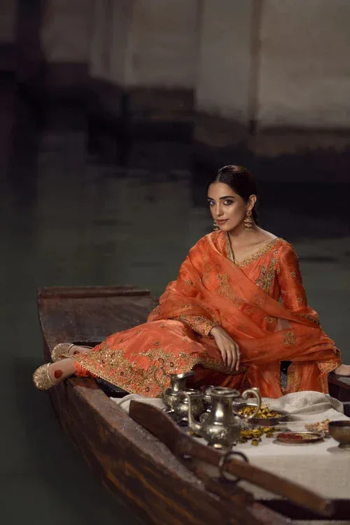 Maya Wedding Formal Ulfat Purple Raw Silk – view 4 – Poshaq