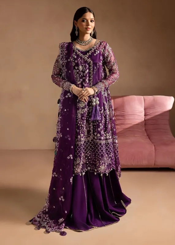 Maria Osama Khan Lamhay Wedding Festive Organza – view 1 – Poshaq