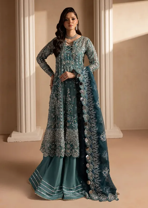 Maria Osama Khan Lamhay Wedding Festive Organza – view 1 – Poshaq