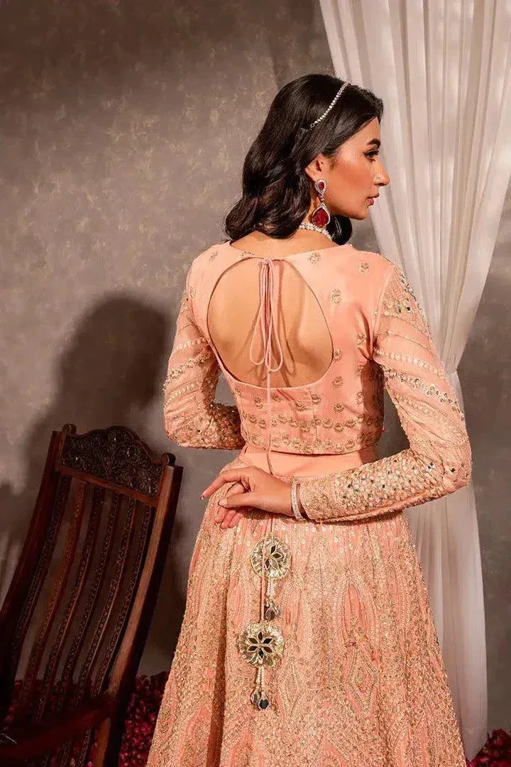 Maria Osama Khan Dastaan Festive Formals 23 Pink Raw Silk – view 10 – Poshaq