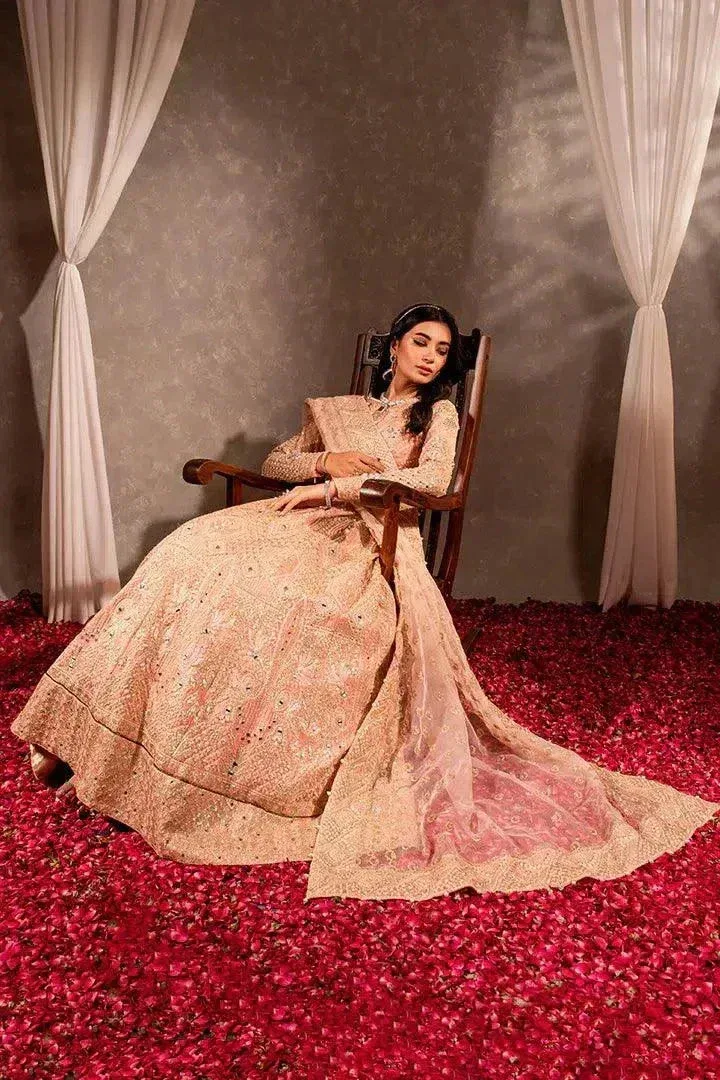Maria Osama Khan Dastaan Festive Formals 23 Pink Raw Silk – view 4 – Poshaq