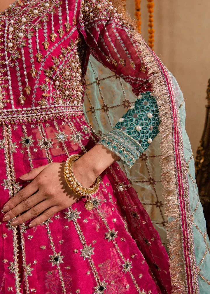 Maria Osama Khan Sajni Wedding Festive White Raw Silk – view 10 – Poshaq
