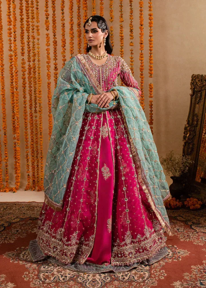 Maria Osama Khan Sajni Wedding Festive White Raw Silk – view 12 – Poshaq