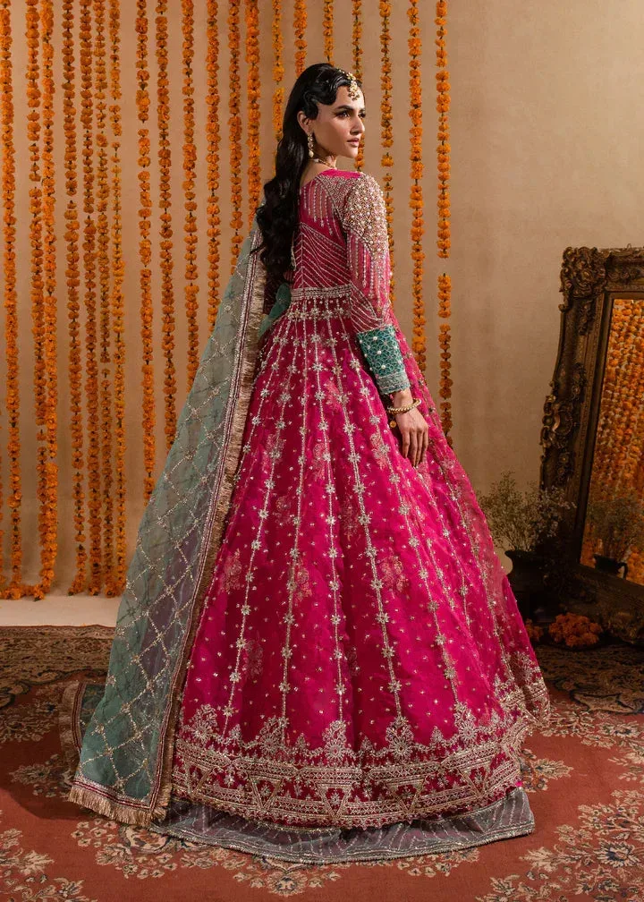 Maria Osama Khan Sajni Wedding Festive White Raw Silk – view 2 – Poshaq