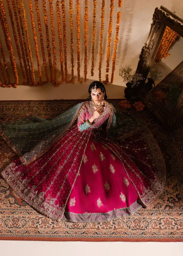 Maria Osama Khan Sajni Wedding Festive White Raw Silk – view 4 – Poshaq
