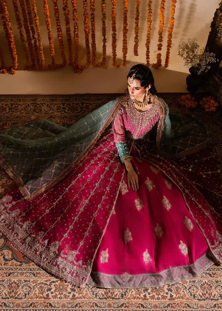 Maria Osama Khan Sajni Wedding Festive White Raw Silk – view 5 – Poshaq