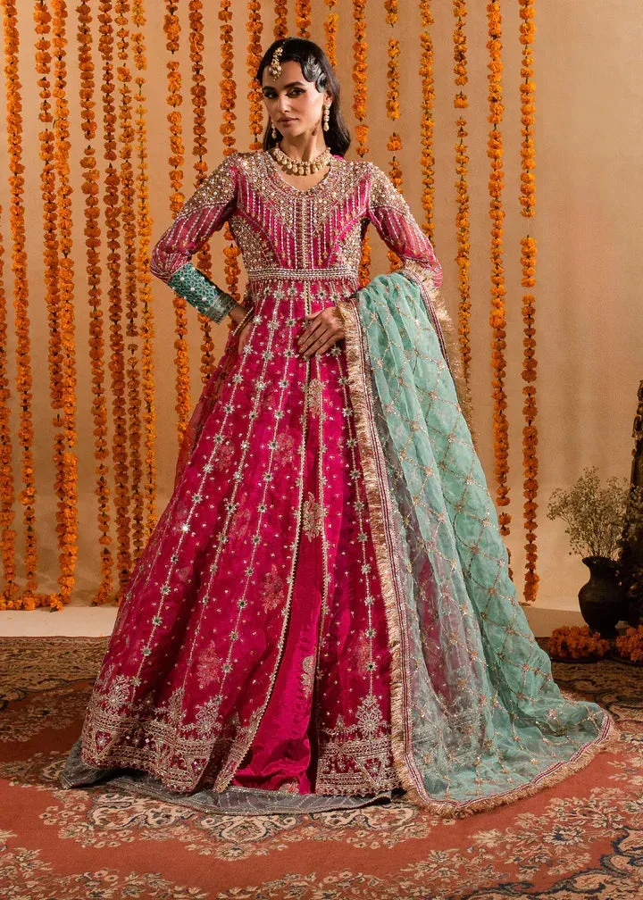 Maria Osama Khan Sajni Wedding Festive White Raw Silk – view 6 – Poshaq