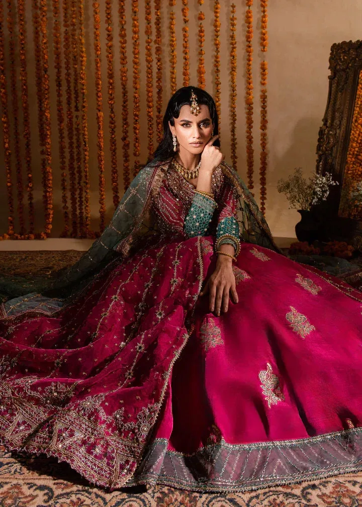 Maria Osama Khan Sajni Wedding Festive White Raw Silk – view 7 – Poshaq