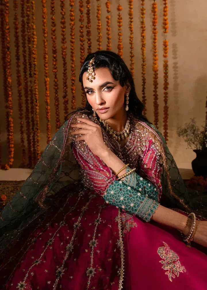 Maria Osama Khan Sajni Wedding Festive White Raw Silk – view 8 – Poshaq