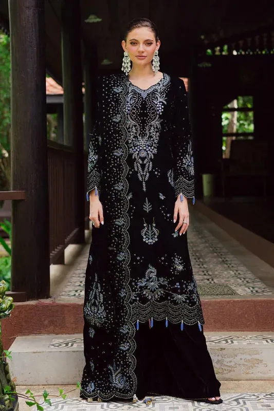 Marjjan De Royal Black Velvet – view 1 – Poshaq
