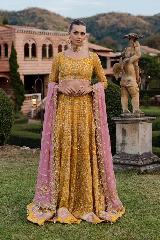 Marjjan Isabella Formals Dirty Orange Raw Silk – view 1 – Poshaq