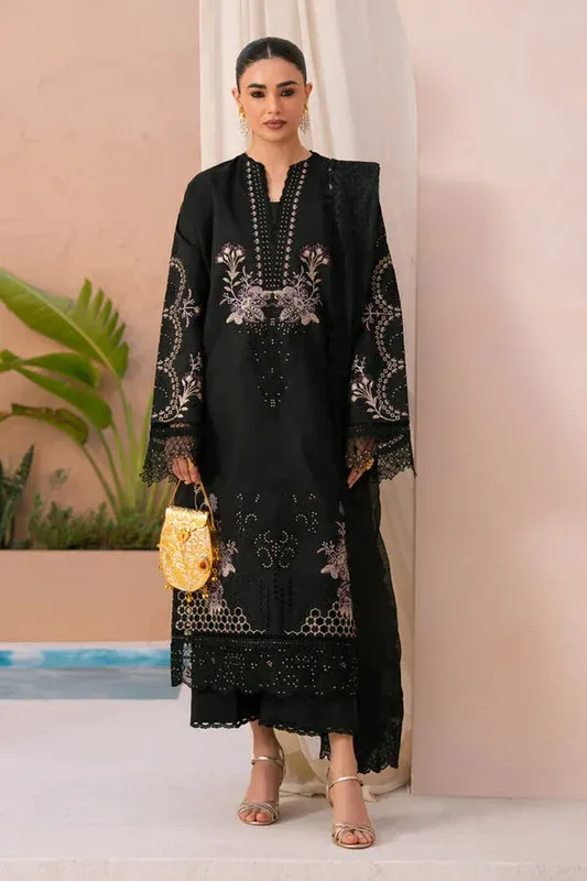 Marjjan Amani Luxe Black Organza – view 1 – Poshaq