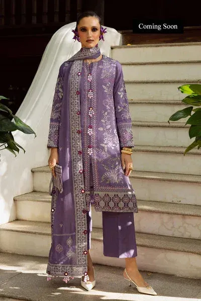 Marjjan Lovella Winter 25 Purple Gray Organza – view 1 – Poshaq