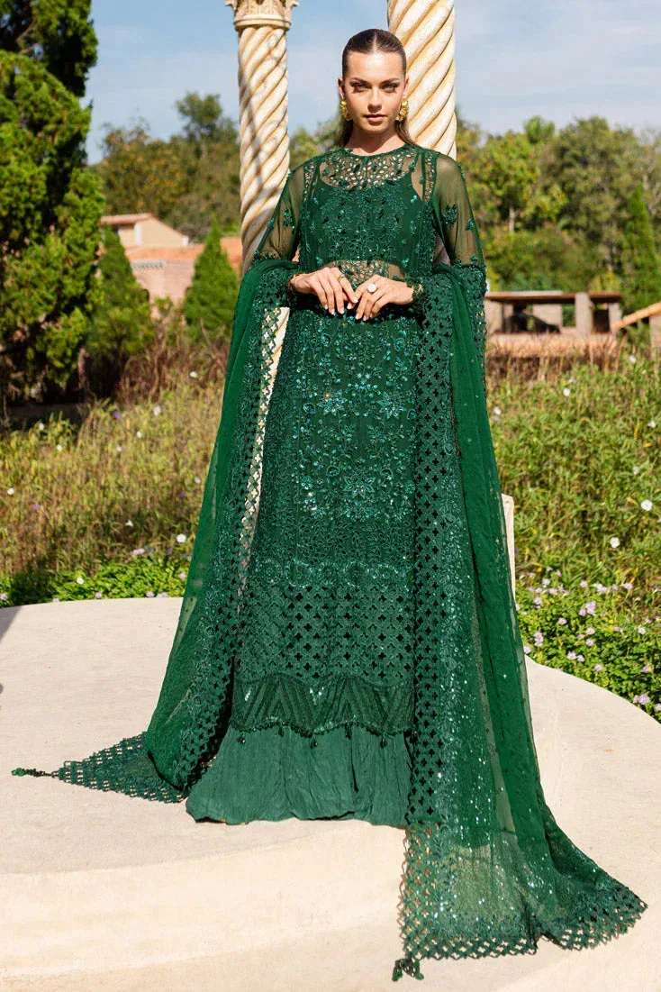 Marjjan Isabella Formals Dark Green Raw Silk – view 1 – Poshaq