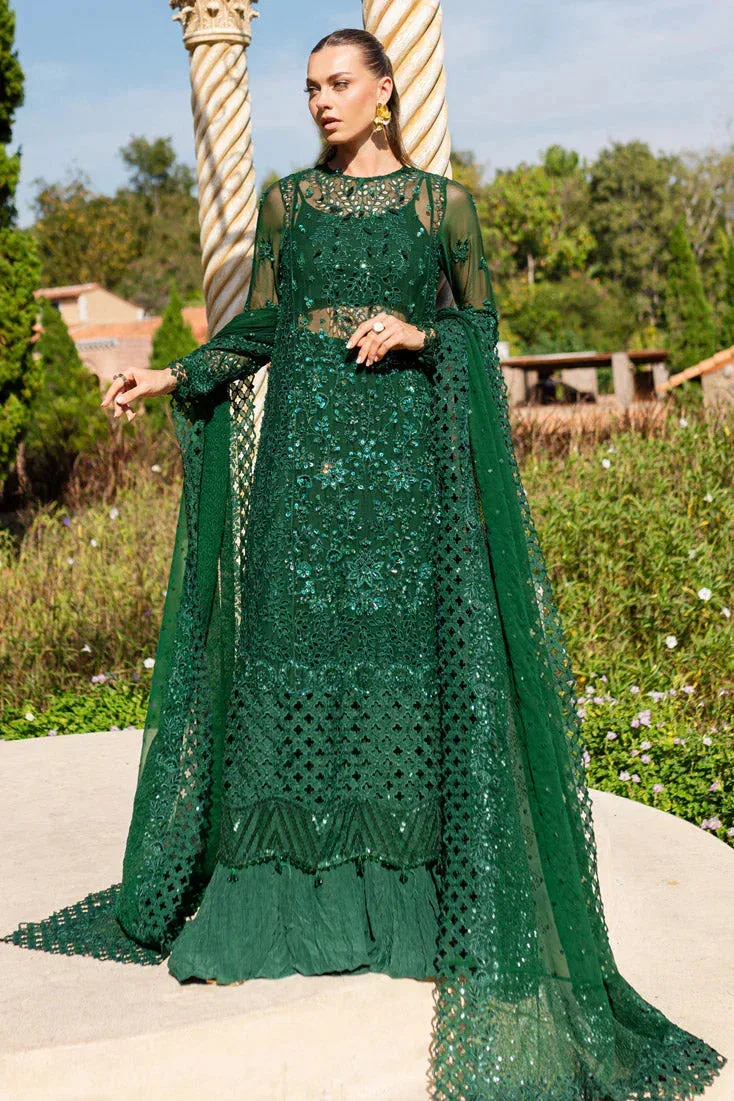 Marjjan Isabella Formals Dark Green Raw Silk – view 10 – Poshaq