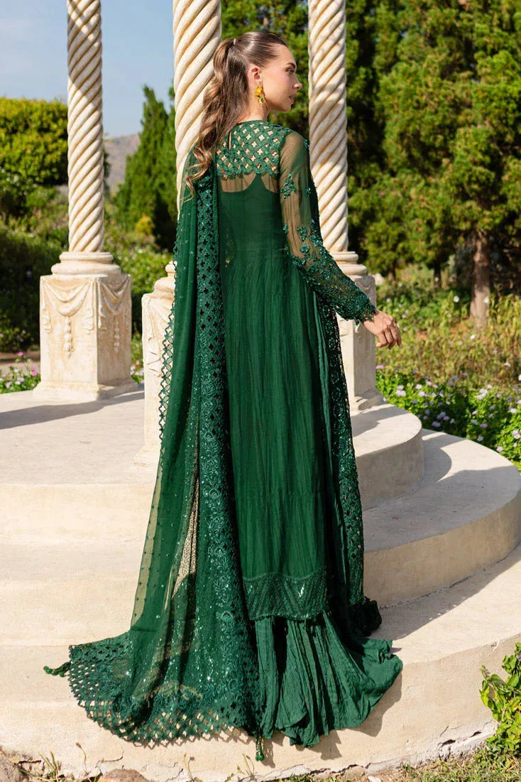 Marjjan Isabella Formals Dark Green Raw Silk – view 2 – Poshaq