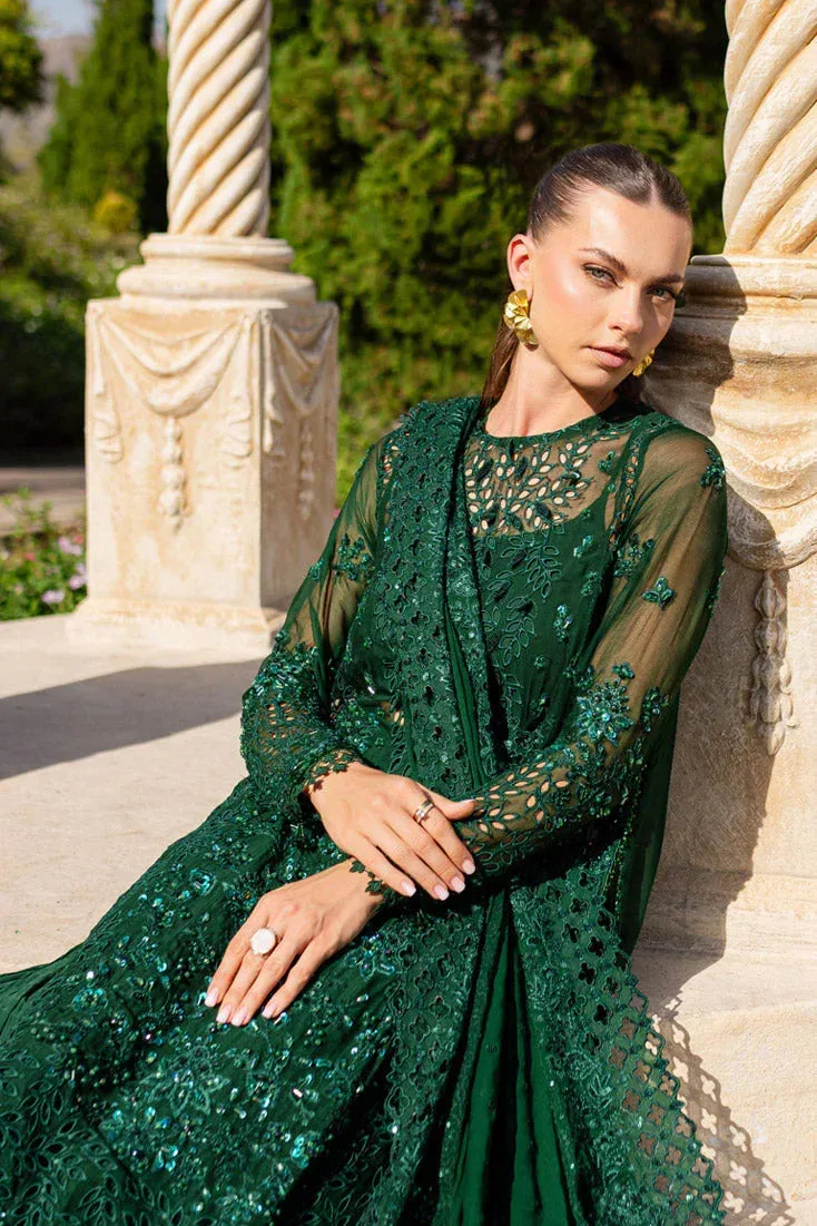 Marjjan Isabella Formals Dark Green Raw Silk – view 4 – Poshaq