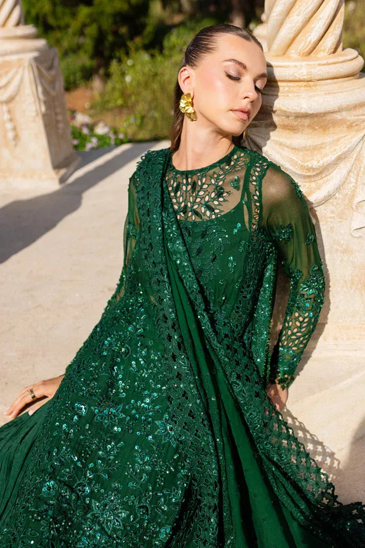 Marjjan Isabella Formals Dark Green Raw Silk – view 9 – Poshaq