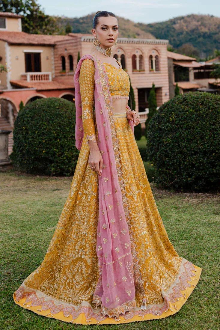 Marjjan Isabella Formals Yellow Raw Silk – view 3 – Poshaq