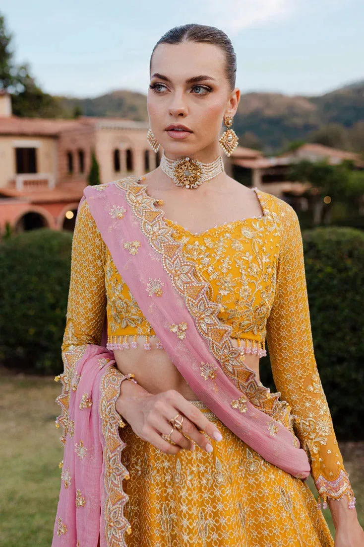 Marjjan Isabella Formals Yellow Raw Silk – view 5 – Poshaq