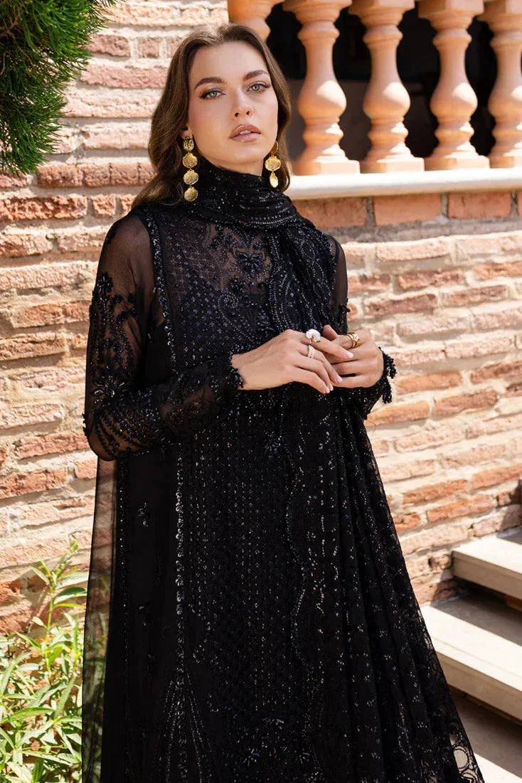 Marjjan Isabella Formals Black Raw Silk – view 3 – Poshaq