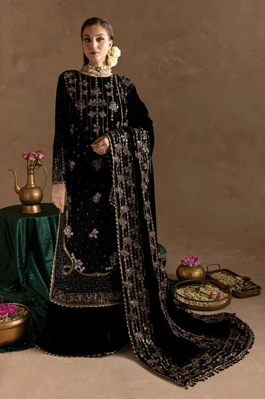 Marjjan De Rose Velvet Black Velvet – view 1 – Poshaq