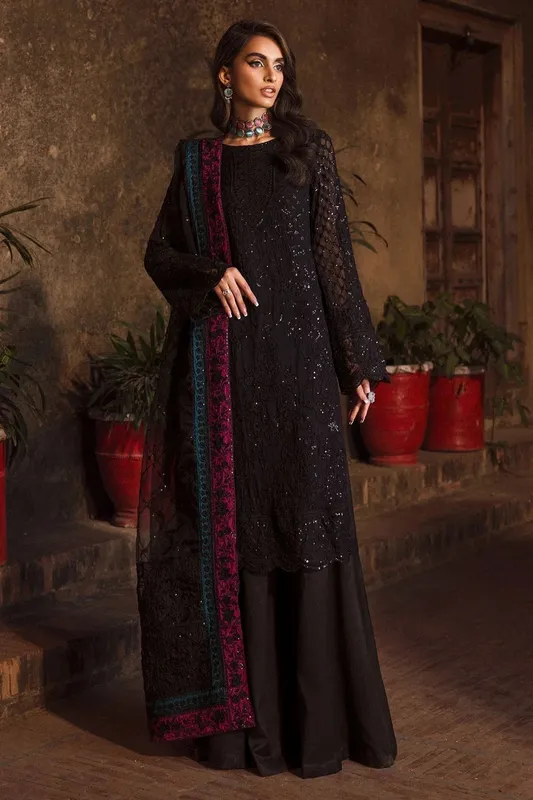 Motifz Luxury Formals Black Organza – view 1 – Poshaq