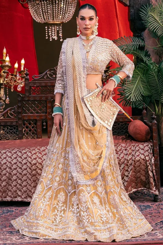 Motifz Luxury Formal Yellow Silk – view 1 – Poshaq